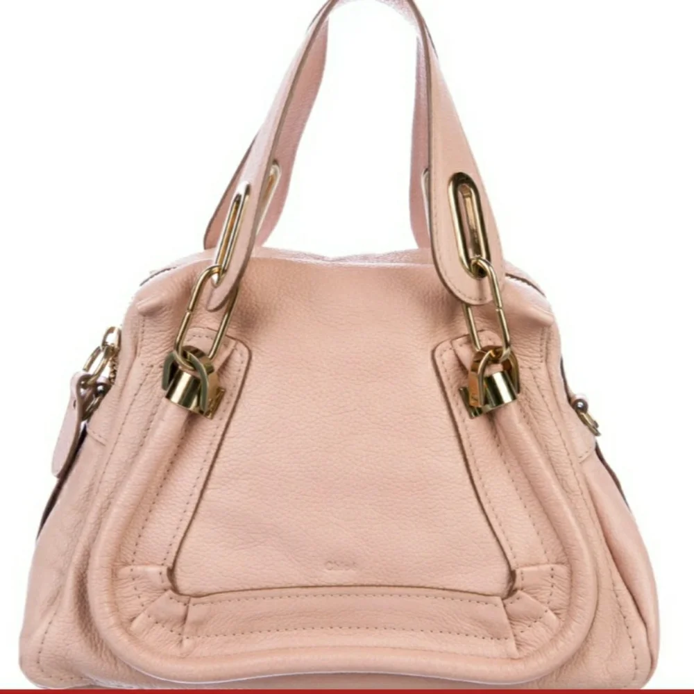 Chloe Paraty Small Pink Crossbody Bag - Picture 1 of 8